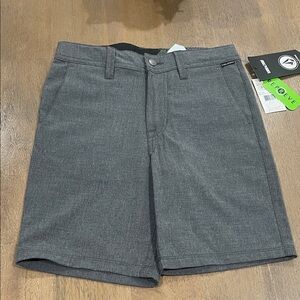 NWT Volcom Boy’s Charcoal Shorts. Size 7
